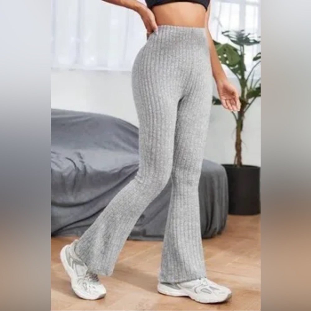 Shein Petite High Waist Flared Leggings